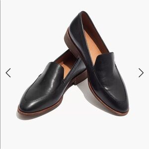 Madewell Frances Loafer Black Leather size 9